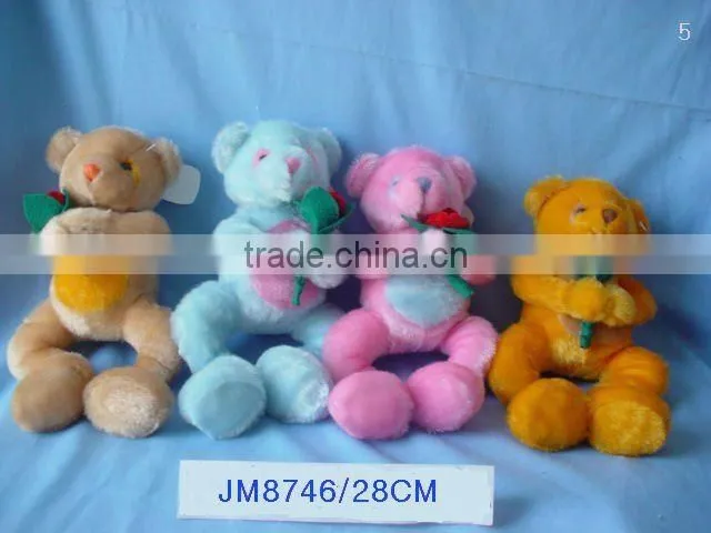 JM7716 love bear, bear with heart,plush bear