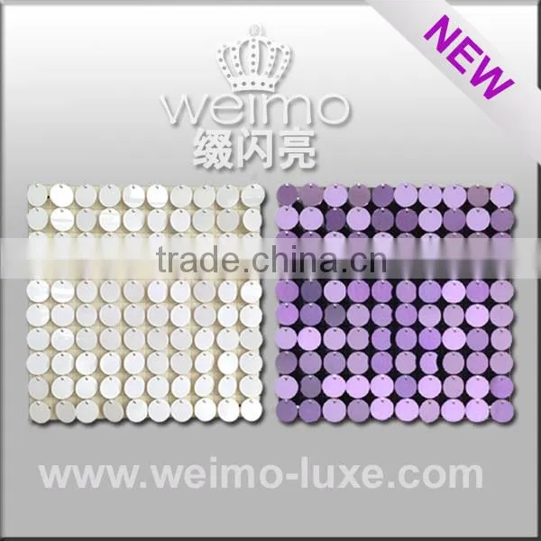 2014 sparkly decorative pvc wall panel for christmas ornament