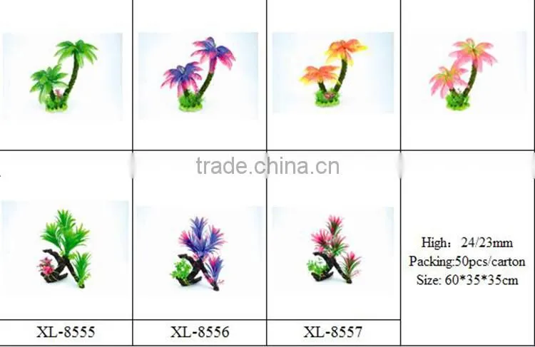 Chian wholesale home fish tank decoration aquatic plastic