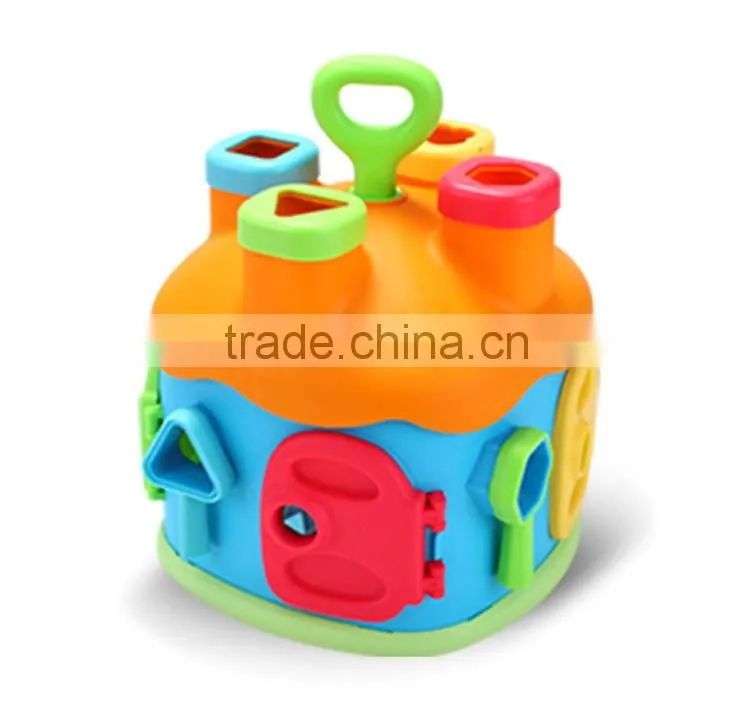 Kids building blocks educational plastic play house toy