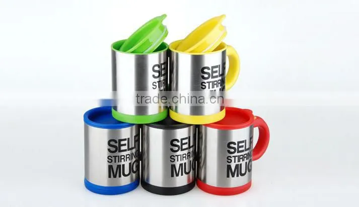 Creative gifts of stainless steel tank automatically stir the coffee milk tea cup mug cup