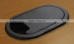 Rectangular round plastic desk grommets/ desk cable grommet