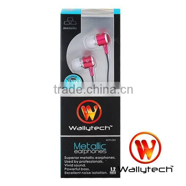 Hot sale Metal in-Ear Earphones for iPod/MP3/MP4