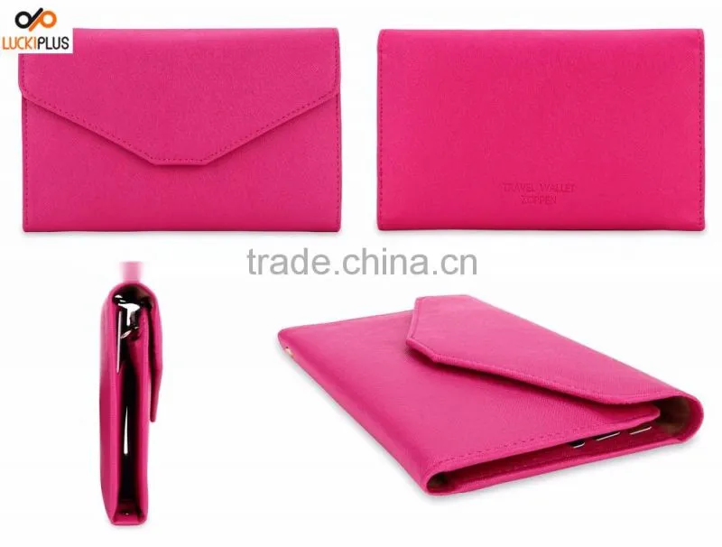 Luckiplus Inventory Multi-purpose Rfid Blocking Passport Wallet Organizer Holder