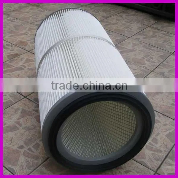 Powder spraying sand spraying recycling filter cartridge