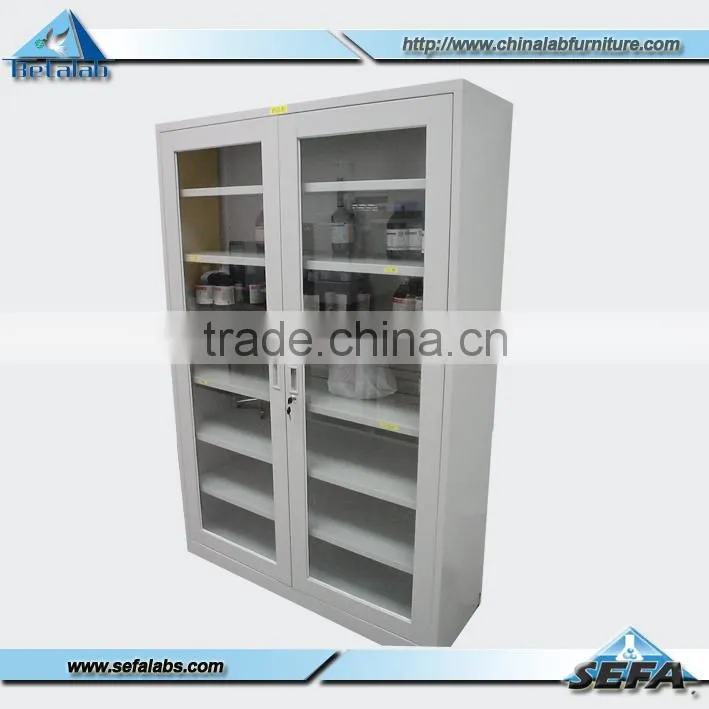 Tall Storage Cabinets With Doors, Floor Mounted Structure Laboratory Stroage Cabinet