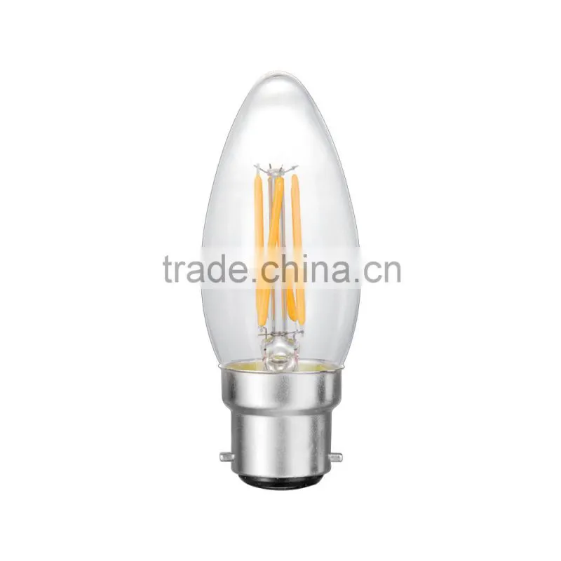 Decorate vintage led filament candle bulb e14 e12 4w c32 c35 c37