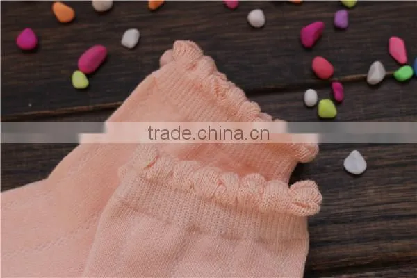 girls pointelle heathered socks