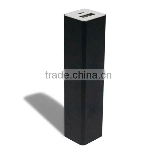 2600 Mah Portable Power Supply Square Power Bank