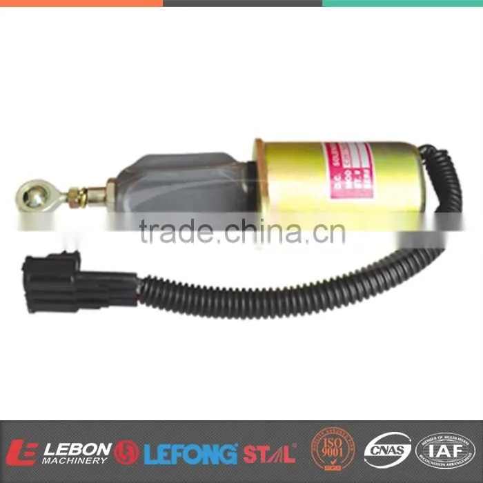 C3977620 24V Generator Stop Solenoid for Excavator Parts