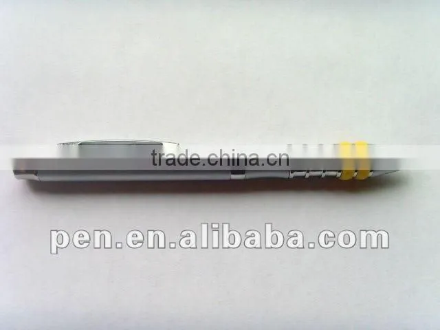 Silver white metal ball pen for promotional gift