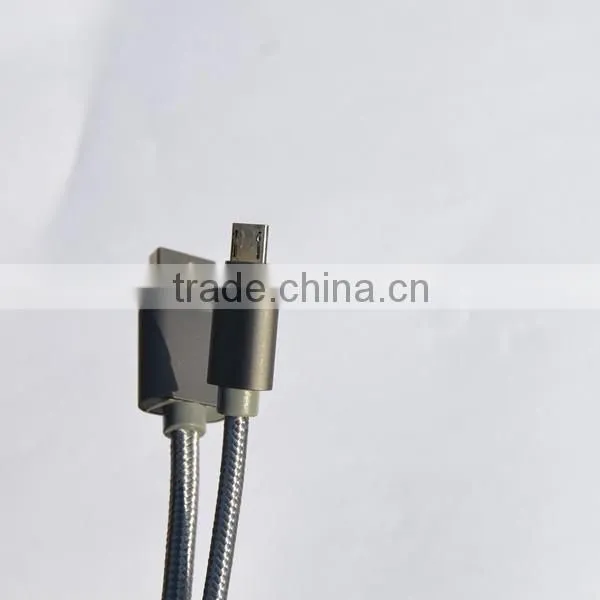 High quality universal zipper 3 in 1 usb charger cable for iPhone6 and android mobile phone data cable wholesale