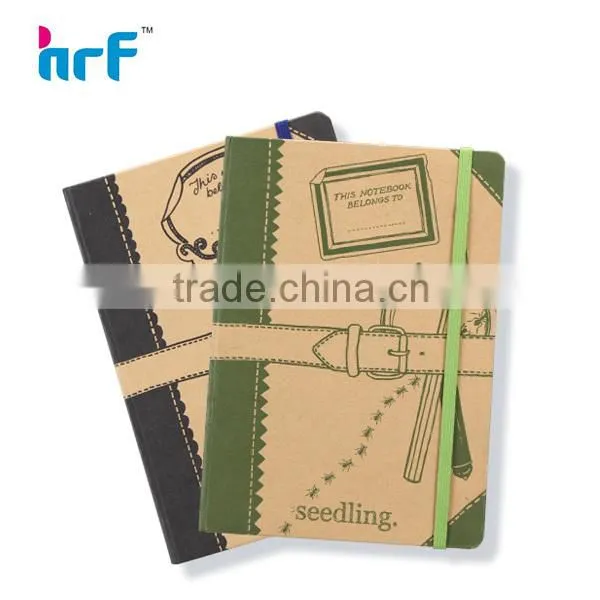 100% Natural Diary with Elastic Band