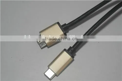 USB 3.1 Type C Cable - C Male to Micro B Male - Super Speed + 3A 10 Gbps - 3.3 Ft Long