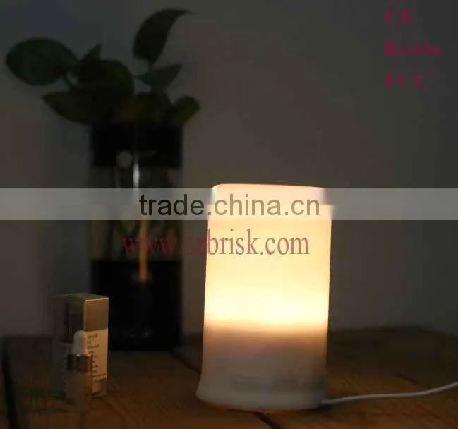 100ml Aroma Diffuser Ultrasonic Humidifier LED Color Changing Lamp Light Ionizer BK-EG-FD01