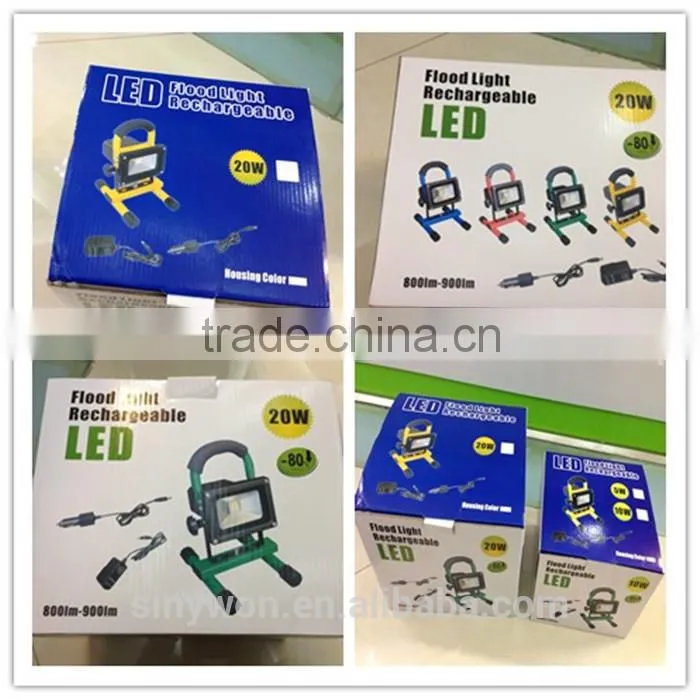 SINYWON 10W Output 8.4VDC 1A Battery Operated Light Led Floodlight