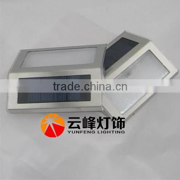 2LED stainless steel solar step light