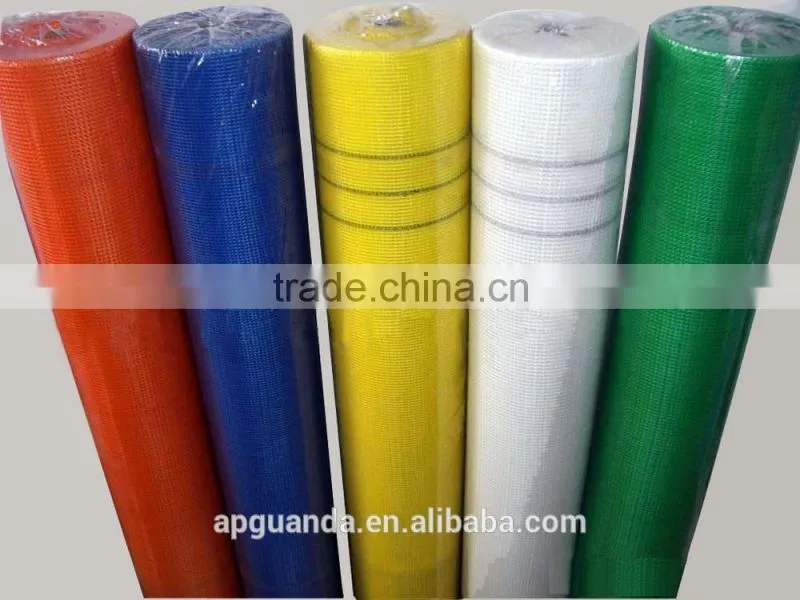 GuanDa alkali resistant fiberglass mesh 165g/m2 --- 4*4mm