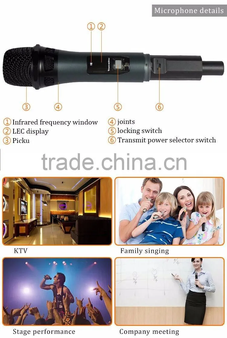 Wireless weeding stage micro long distance handhold microphone