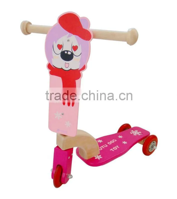 Kids Wooden scooter / wood toy