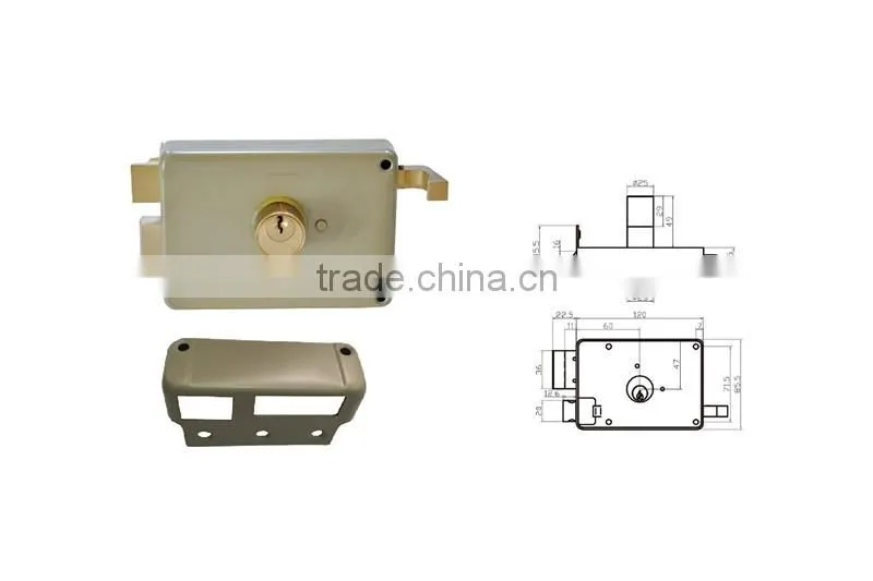 630 Hot style safe rim door aluminium lock parts