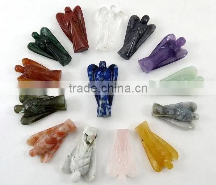 best quality all colours small crystal angel carvings