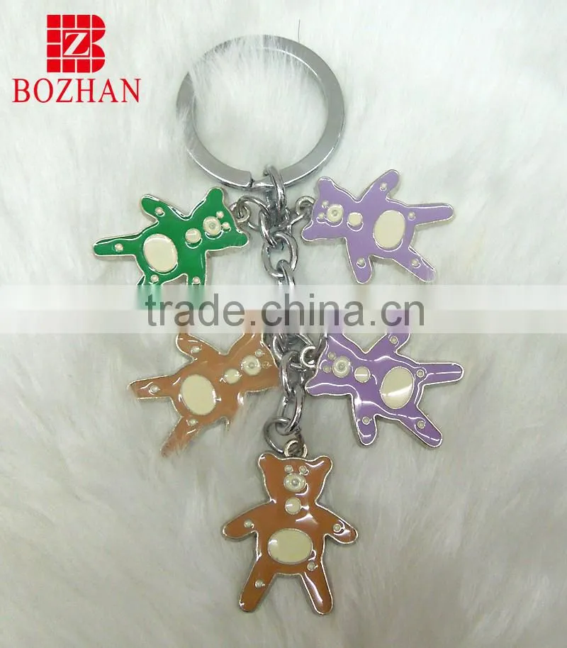 OEM five bear pendant keyring have stock