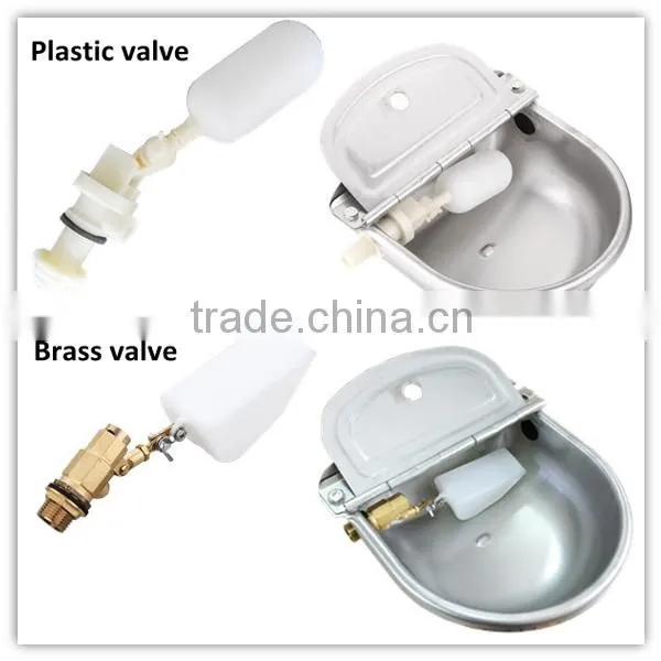 Stainless steel livestock bowl