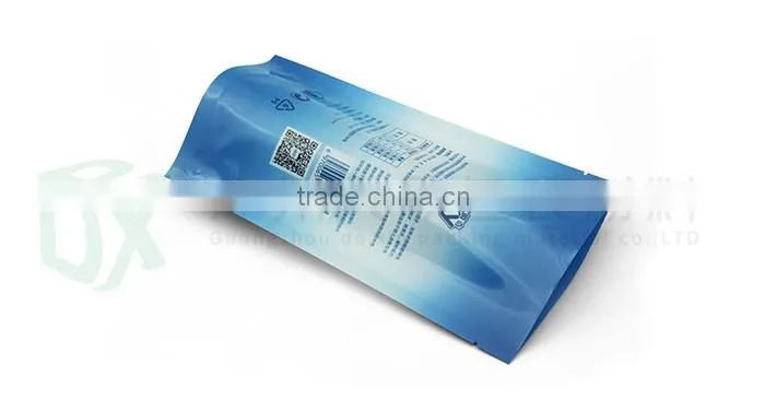 stand up zip lock top bag liquid bag bottom gusset plastic package bag