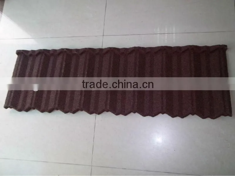 New Building Material / Stone Coated Metal Roof Tile Sheet