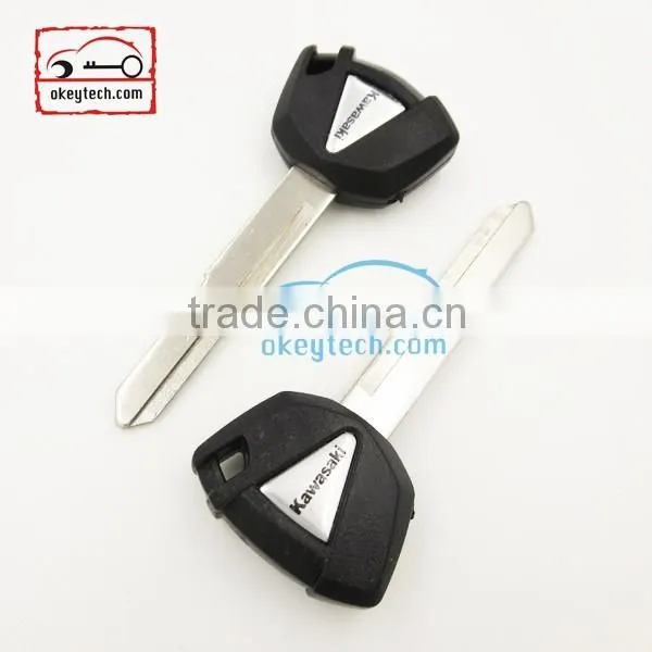 High Quatity Kawasaki Motorcycle key shell blank with chipKawasaki Motorcycle key fob