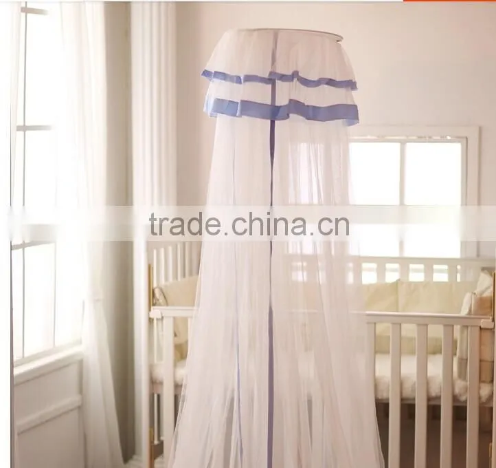King size circular folding portable mosquito net for double bed