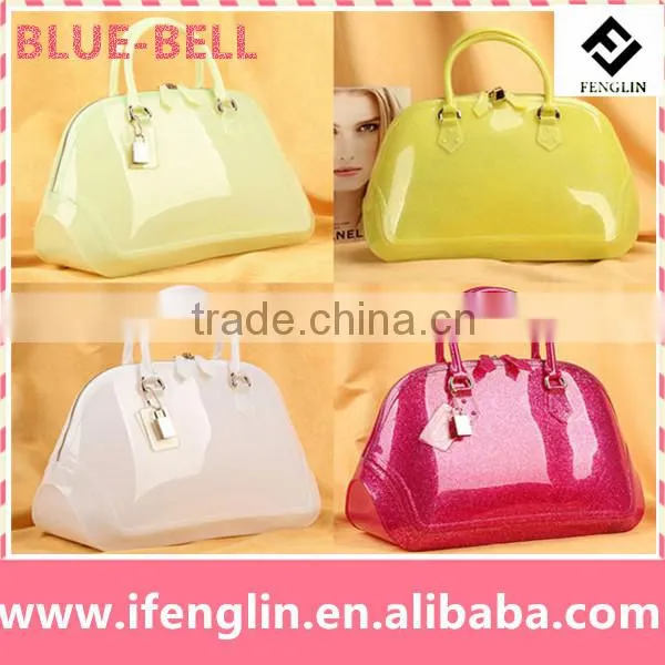 guangdong factory wholesale pvc fashion woman hand bag