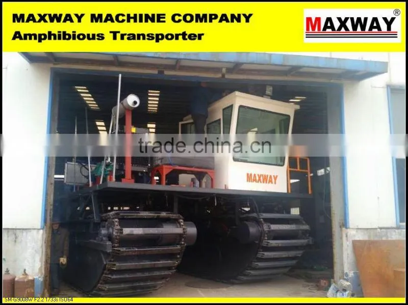 Chinese cheap MAX200PU Floating Track Undercarriage for AMPHIBIOUS EXCAVATOR , Suitable to 20 to 23Ton Class Excavator