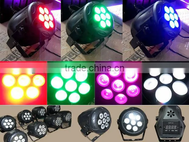 7x9w RGB 3in1 Led par beam stage light