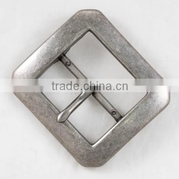 Nickel antique coat belt pin metal buckle