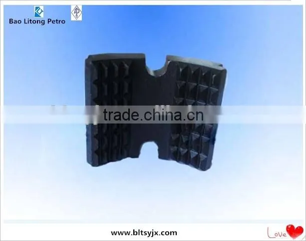 China factory XQ89/3C hydraulic power tong jaws and dies