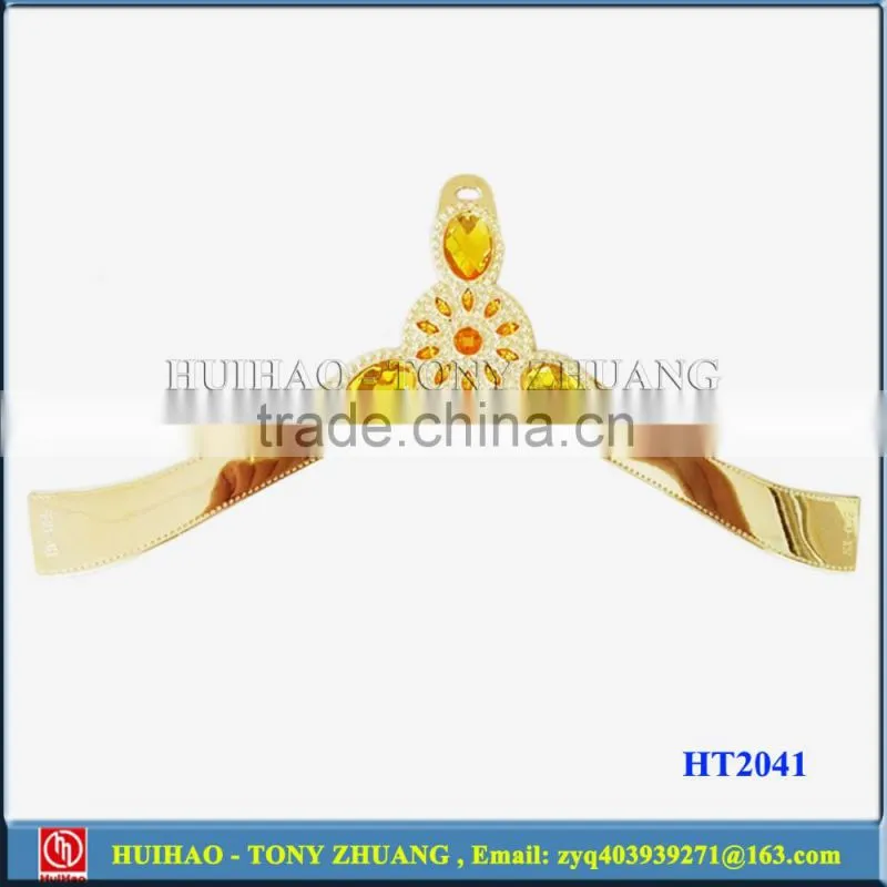 high quality TPU slipper uppers ornament shoes vamps HT2042B