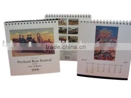 2013 hotest selling and professional Desk Calendar with your custom logo OEM service in china