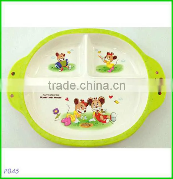 Trays melamine , children breakfast trays