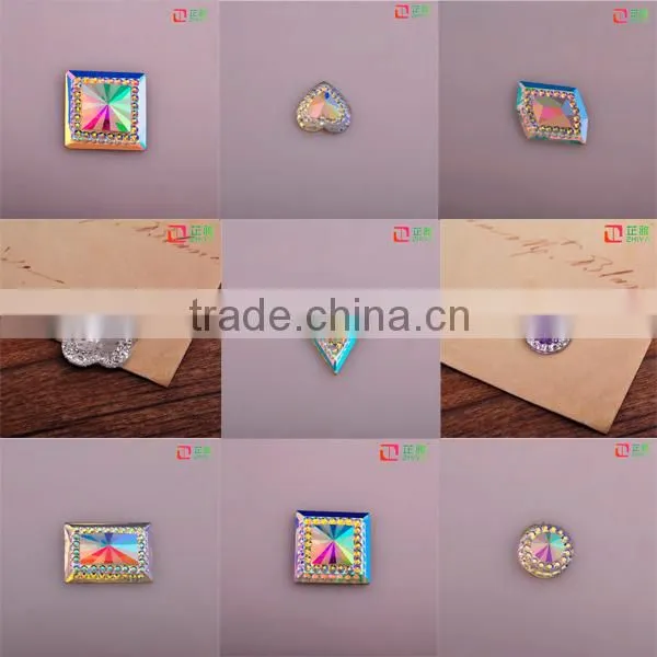 moissanite wholesale alibaba 2015 new drop silver button with whole resin stone