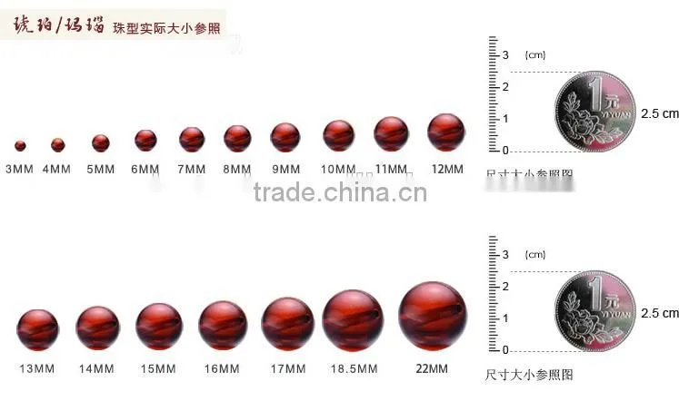 cuatomized pure natural amber resin round amber