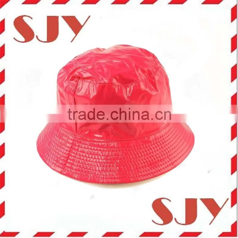 Waterproof Folding Crushable Bucket Style Rain Cap Hat