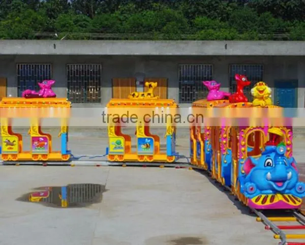 Amusement park rides kiddie ride electric mini track train electric train for sale