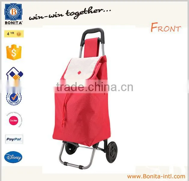 Fancy high capacity women trolley shopping bag