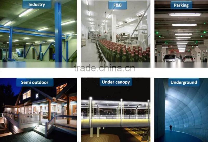 New design Onn-J02 IP65 led tri-proof led lighting tube