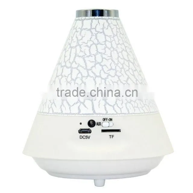 Hot sales! Bluetooth Wireless Speakers With Colorful LED Light Lamp with radio function, handsfree, support TF card