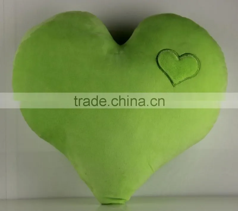 colorful Plush heart shaped Pillows for wedding gift and valentine's day