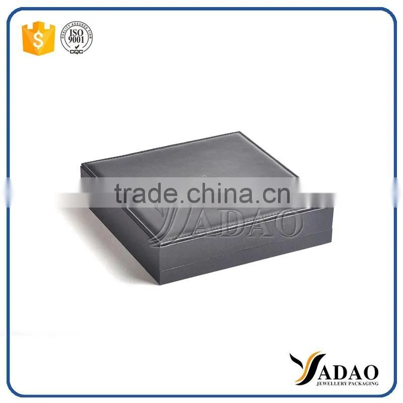 Unique design charming Fashionable beautiful leather box for jewelry packaging