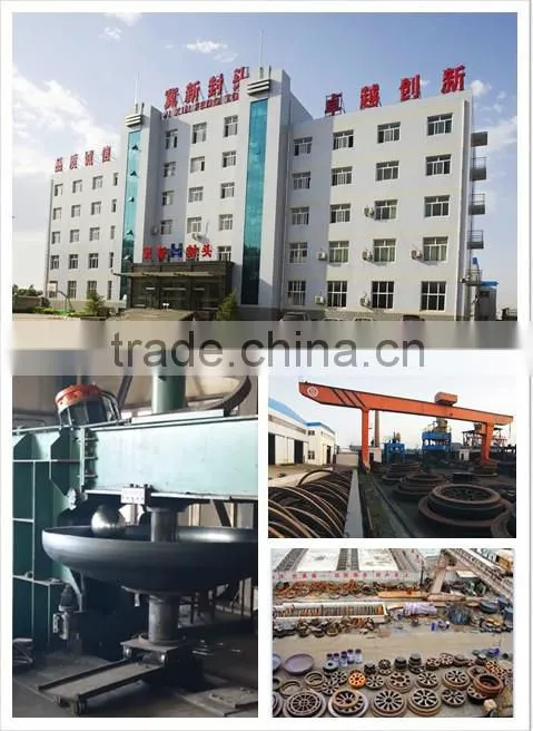 chinese press steel welding hemisphere tubing tank head cover for boiler